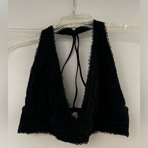 Black Free People bralette, size Small
